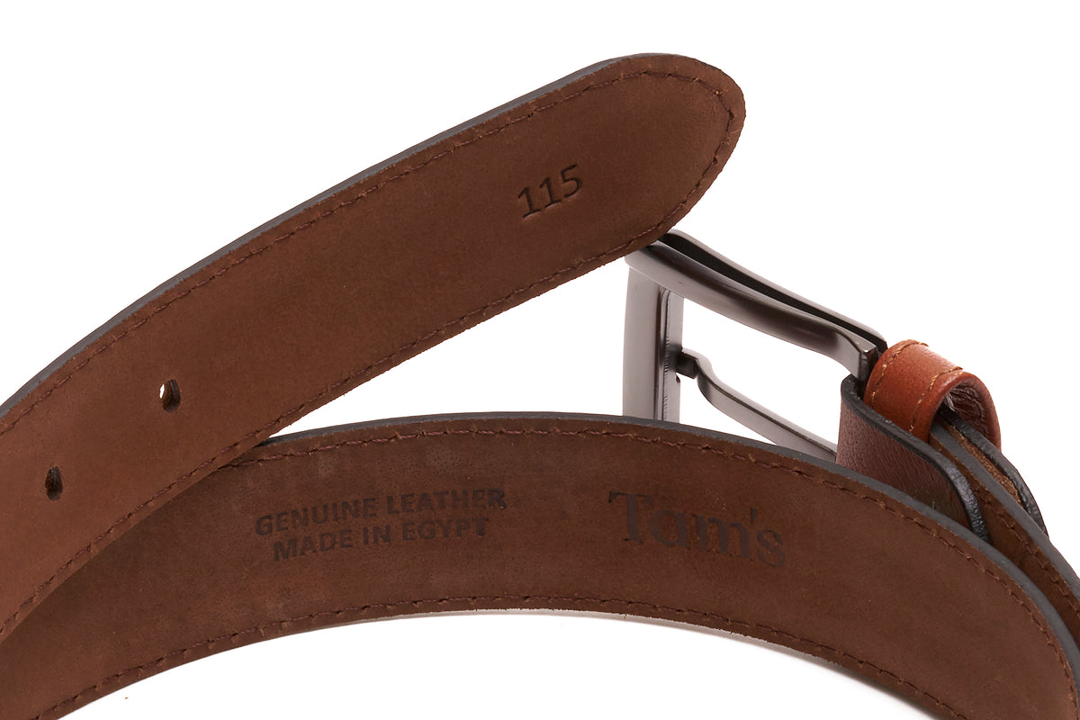 CLASSIC BELT WITH EDGE STITCH