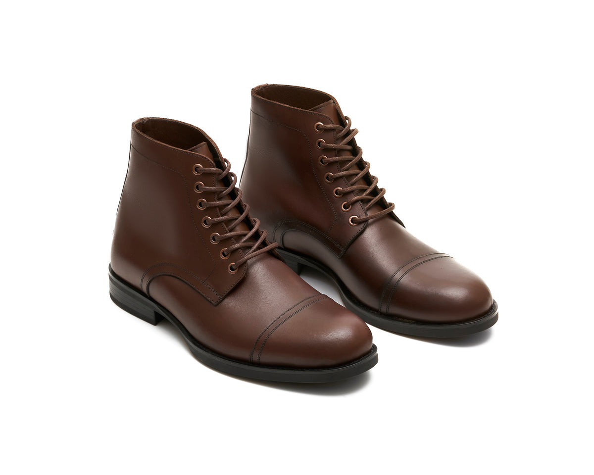 The Officer Cap-Toe Boot