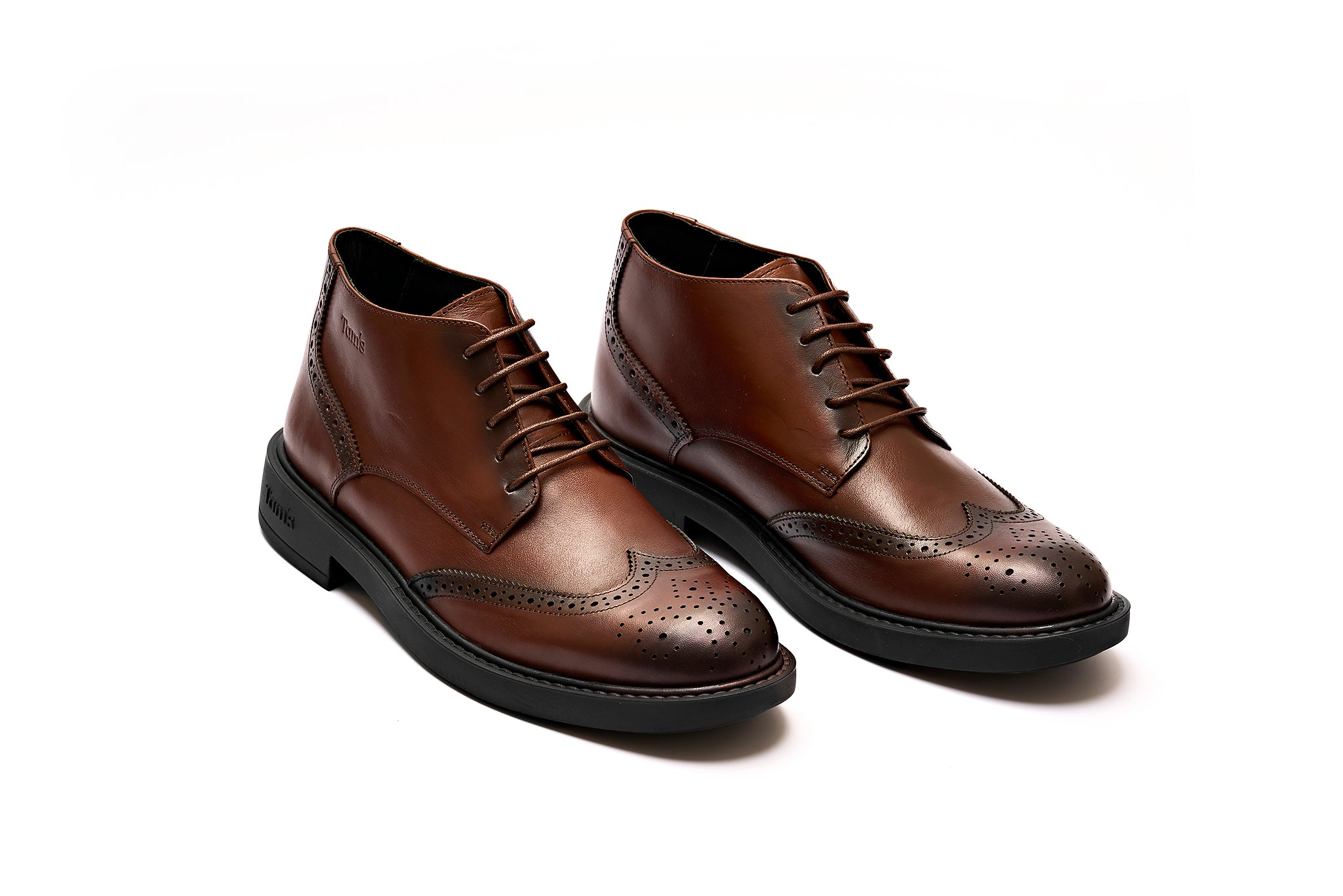 Derby English Boots Leather