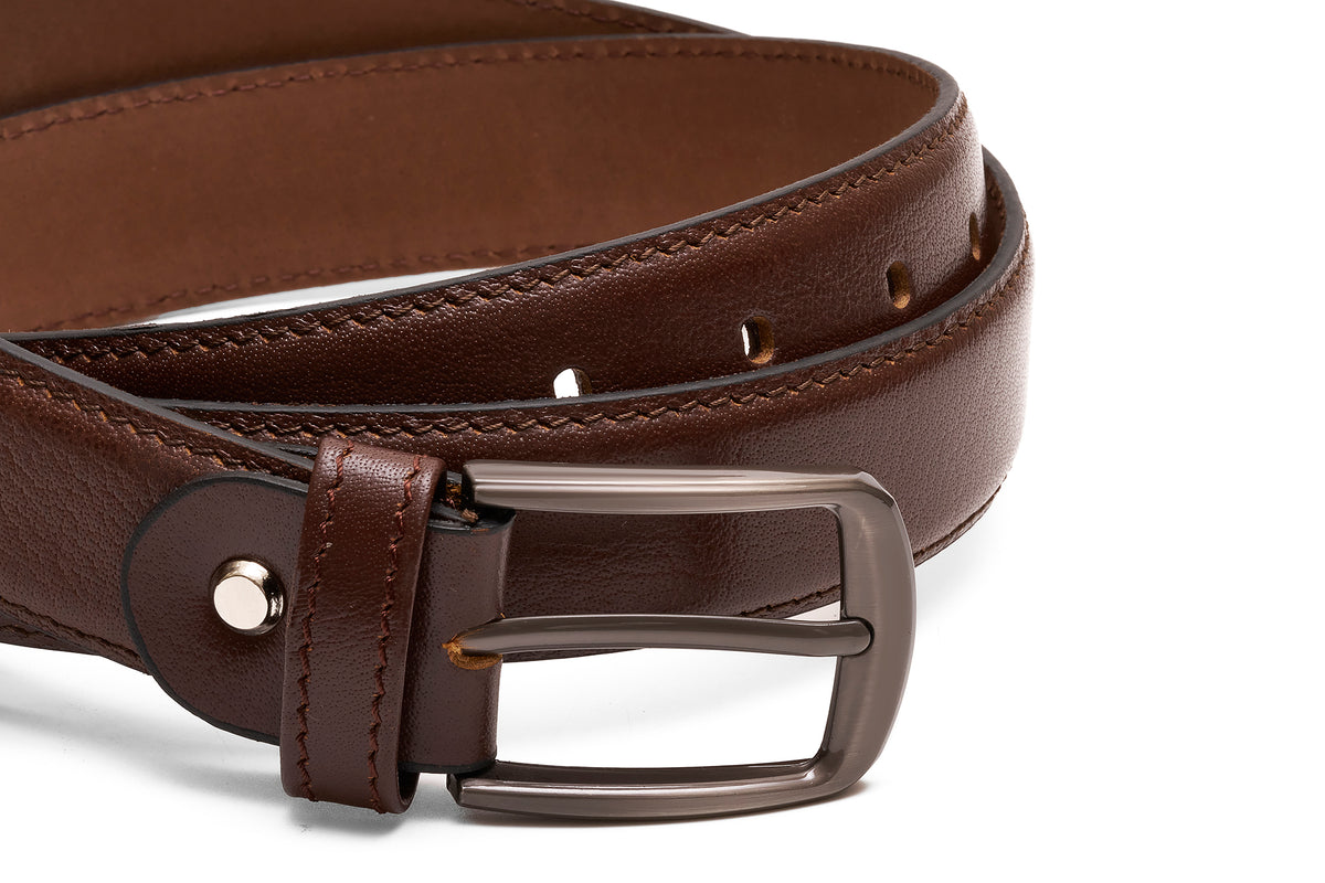 CLASSIC BELT WITH EDGE STITCH