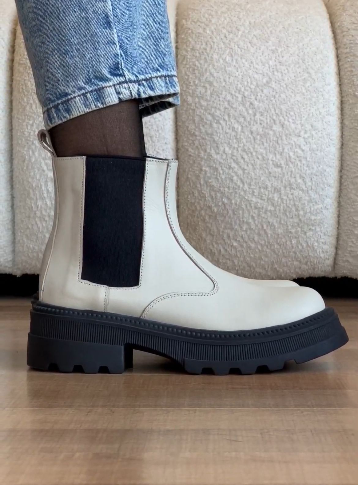 Chunky Chelsea boots