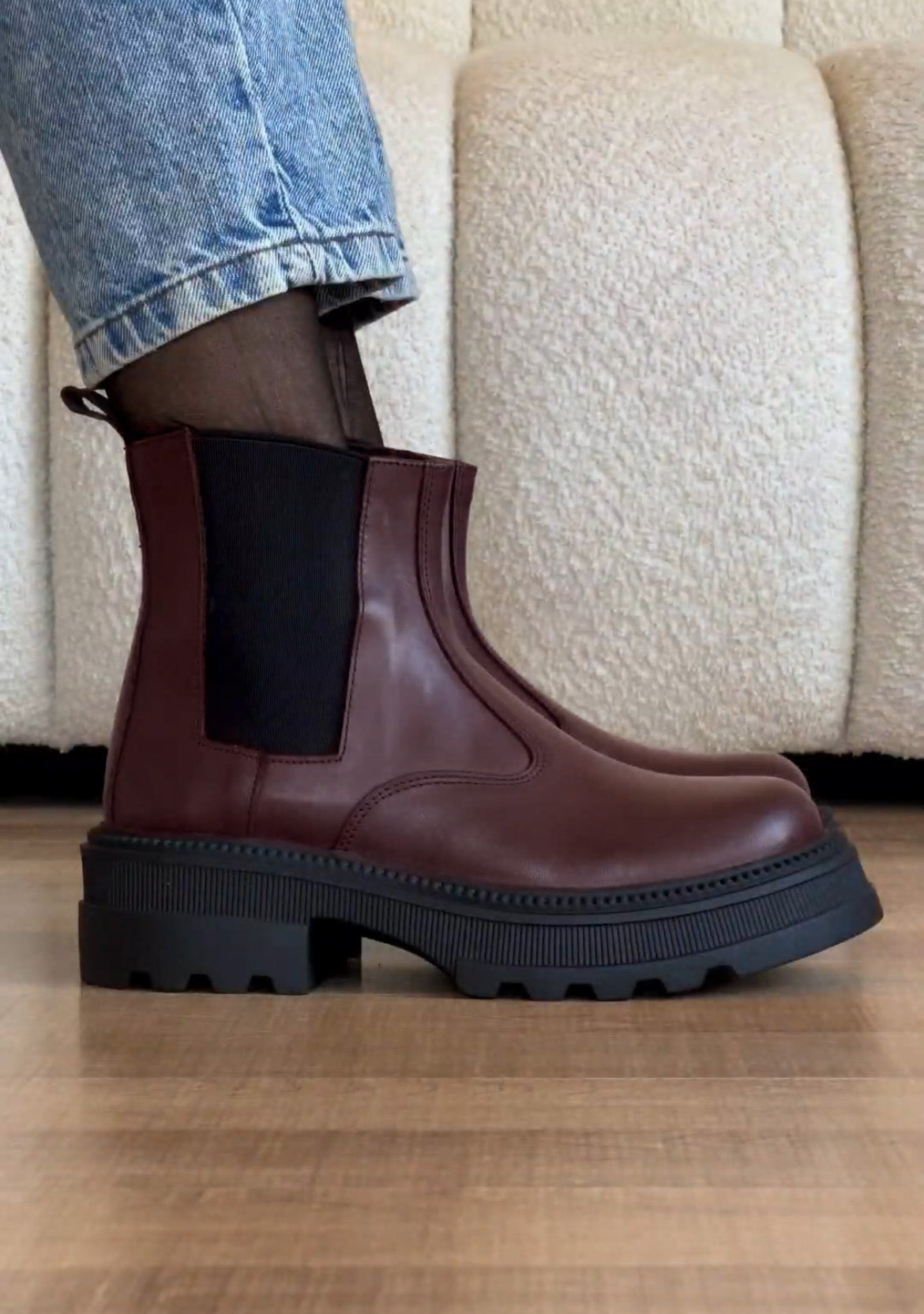 Chunky Chelsea boots