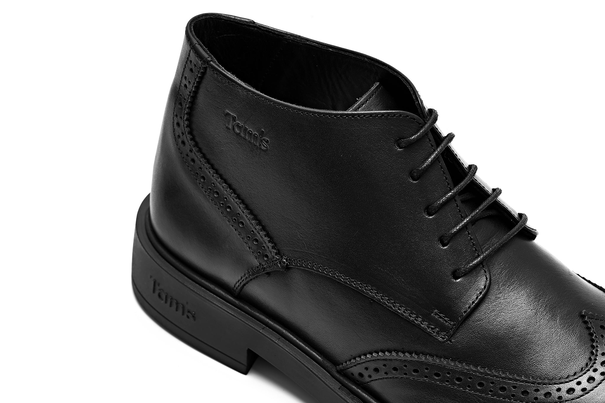 Derby English Boots Leather