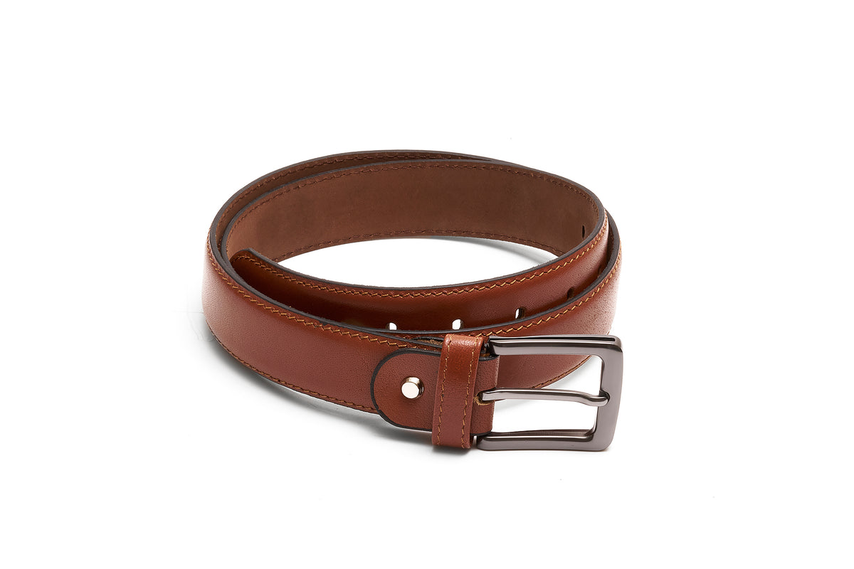 CLASSIC BELT WITH EDGE STITCH