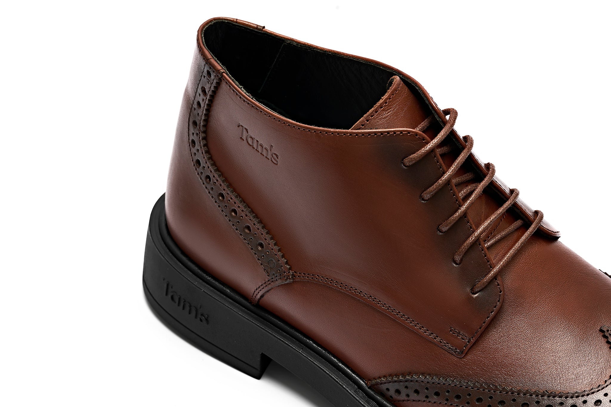 Derby English Boots Leather