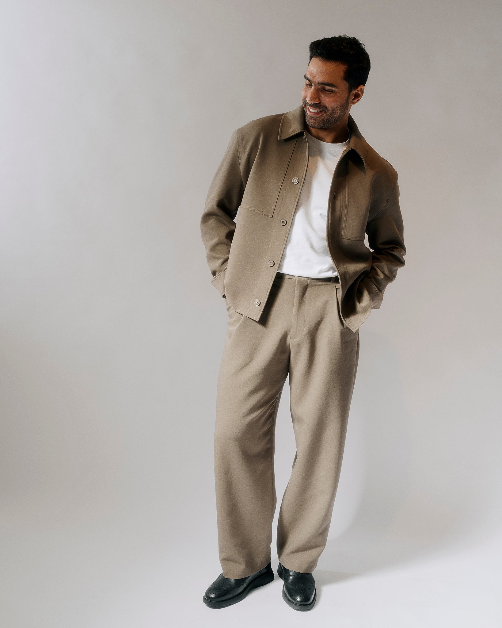 Tam's casual brogue shoes