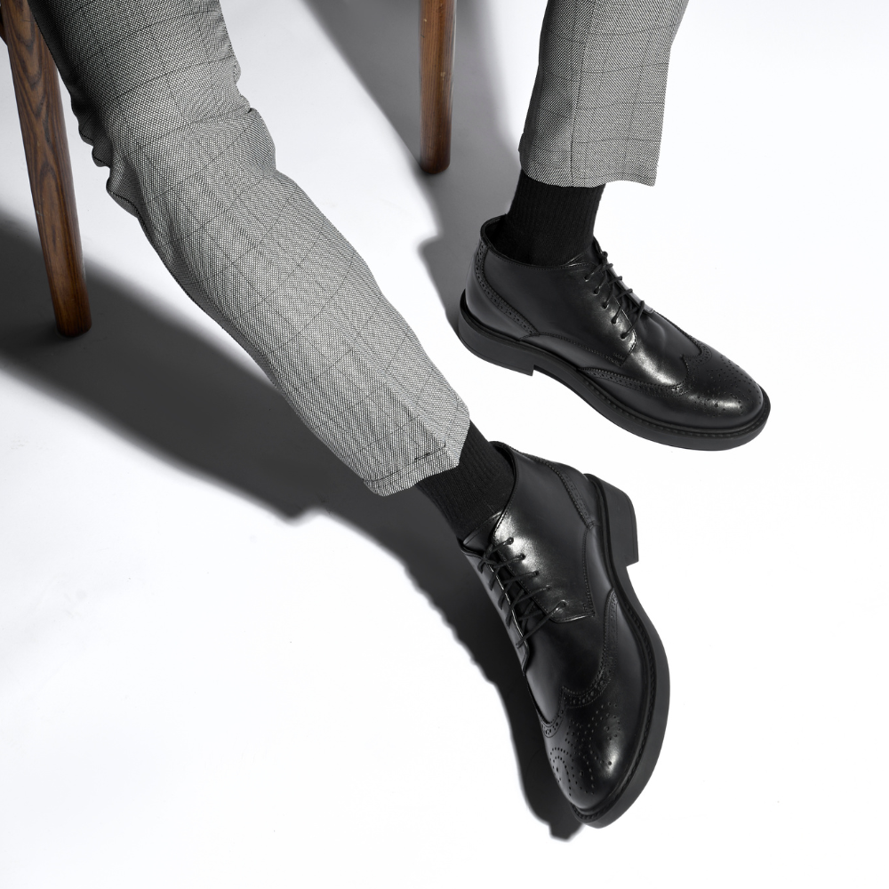 Derby English Boots Leather