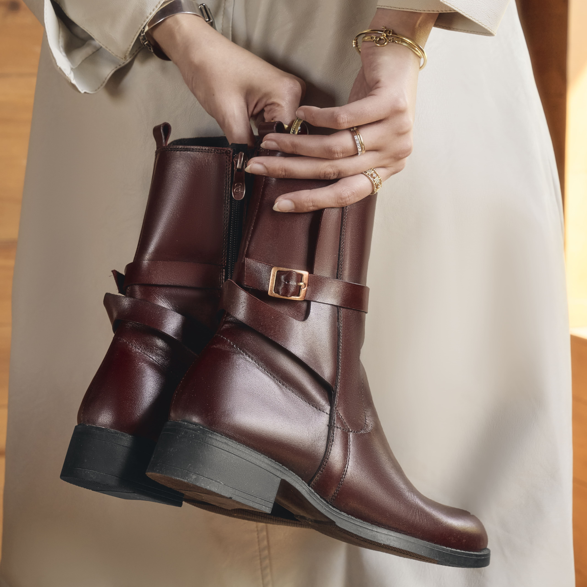 Aria Buckle Boot