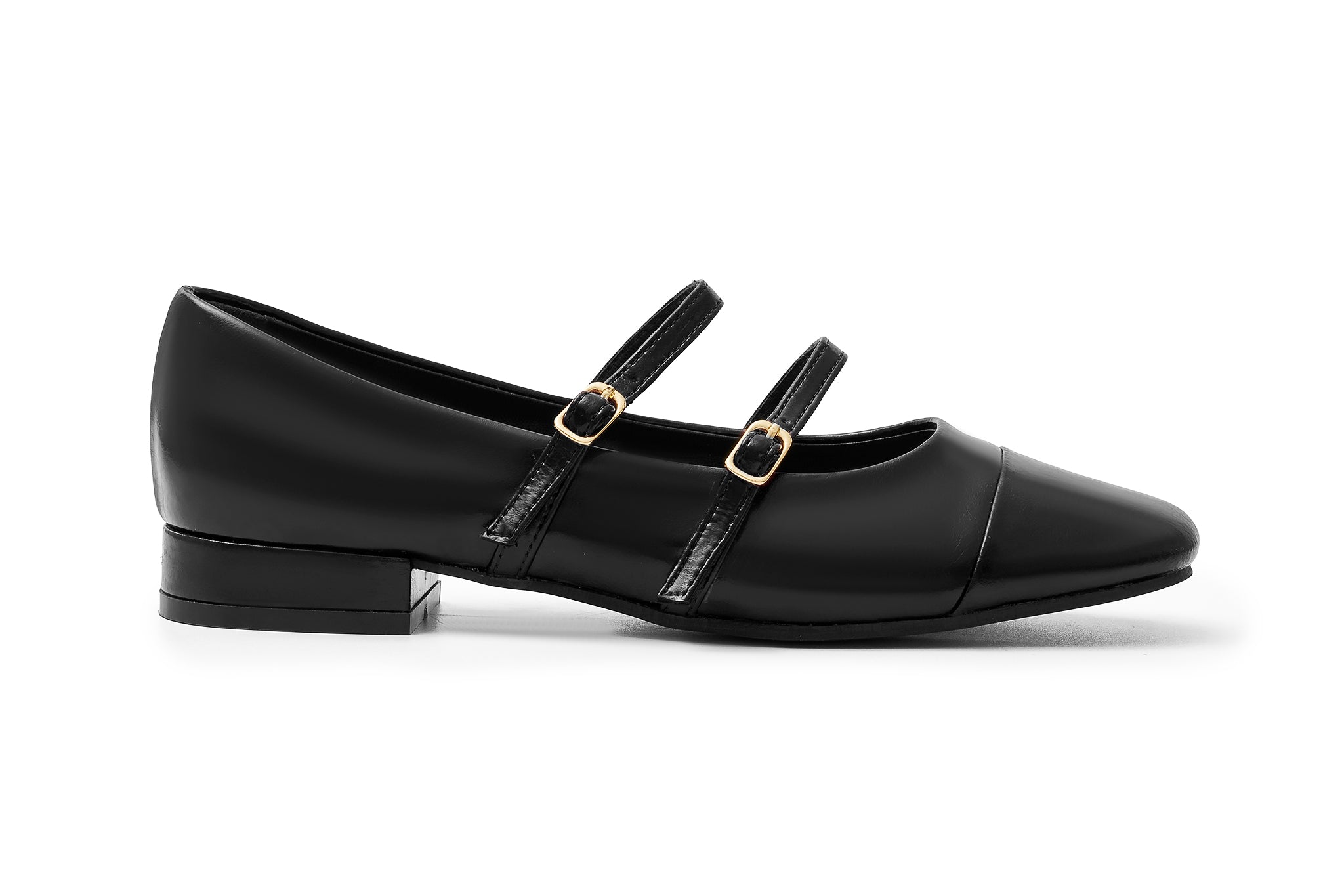 Double strap ballerina