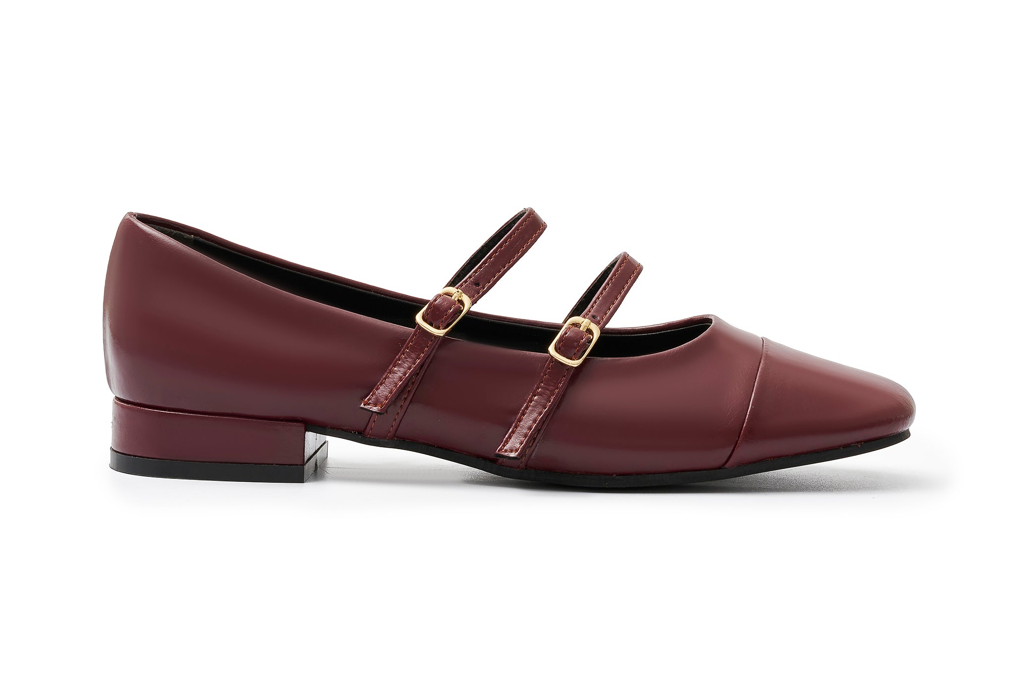 Double strap ballerina