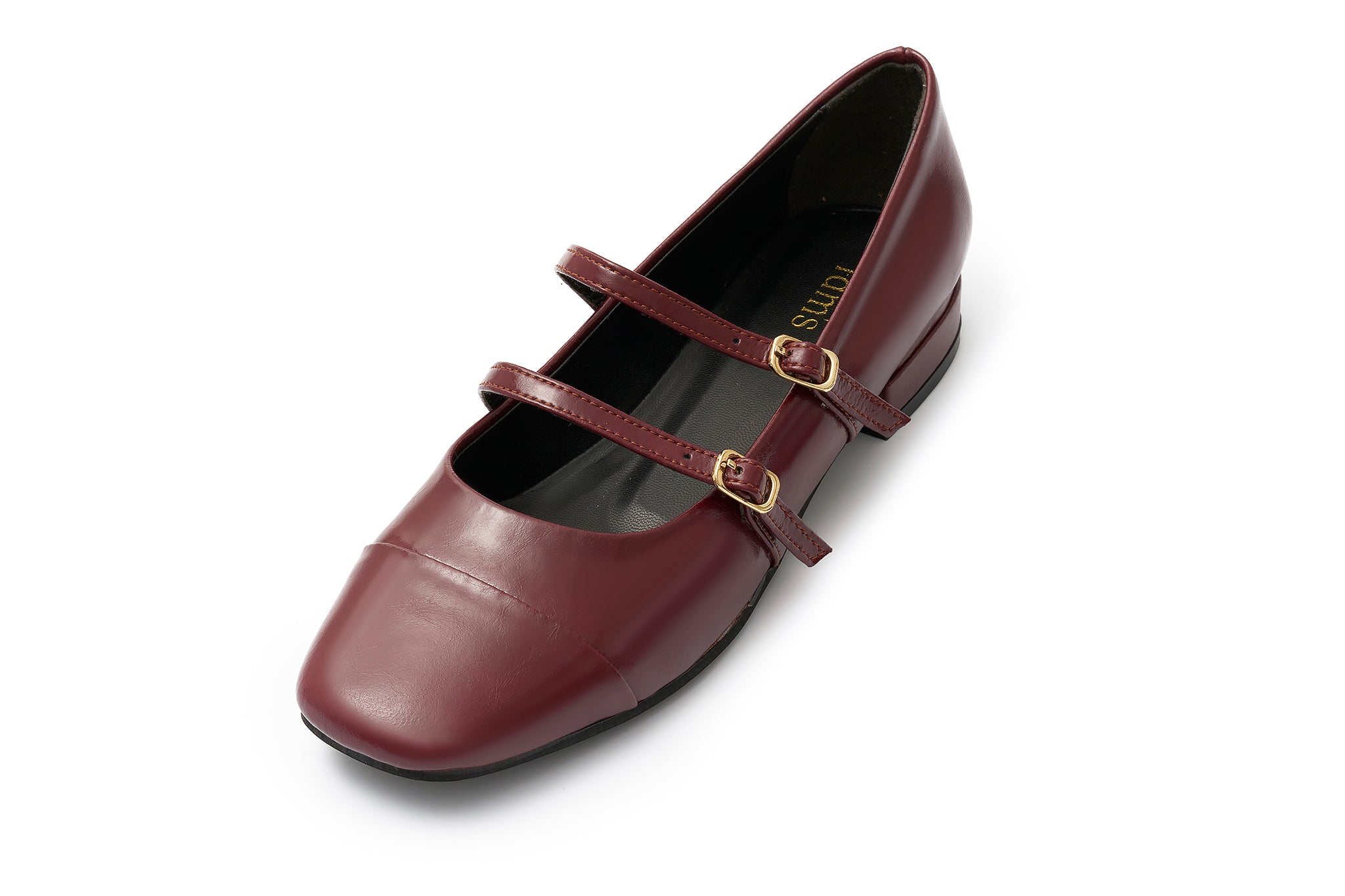 Double strap ballerina
