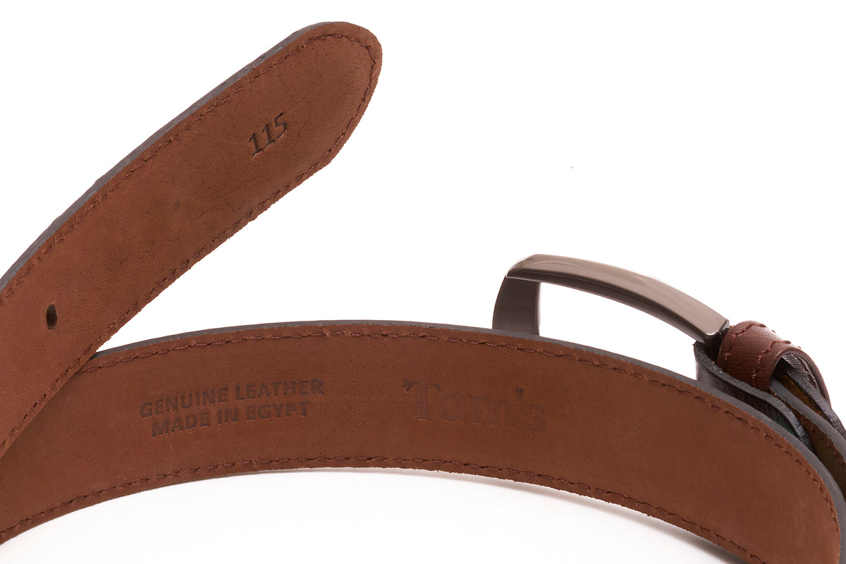 CLASSIC BELT WITH EDGE STITCH